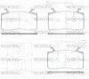 P16593.12 WOKING Комплект тормозных колодок, дисковый тормоз