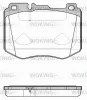 P17043.10 WOKING Комплект тормозных колодок, дисковый тормоз