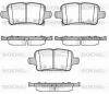 P17283.02 WOKING Комплект тормозных колодок, дисковый тормоз