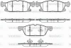 P17573.02 WOKING Комплект тормозных колодок, дисковый тормоз