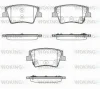 P18353.02 WOKING Комплект тормозных колодок, дисковый тормоз