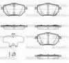 P18373.02 WOKING Комплект тормозных колодок, дисковый тормоз