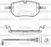 P18643.01 WOKING Комплект тормозных колодок, дисковый тормоз