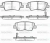 P19073.02 WOKING Комплект тормозных колодок, дисковый тормоз