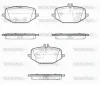 P19553.00 WOKING Комплект тормозных колодок, дисковый тормоз