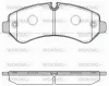 P19663.00 WOKING Комплект тормозных колодок, дисковый тормоз