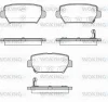 P19823.02 WOKING Комплект тормозных колодок, дисковый тормоз