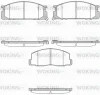 P2063.12 WOKING Комплект тормозных колодок, дисковый тормоз