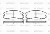 P2163.04 WOKING Комплект тормозных колодок, дисковый тормоз