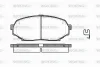 P2383.12 WOKING Комплект тормозных колодок, дисковый тормоз