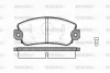 P2723.02 WOKING Комплект тормозных колодок, дисковый тормоз