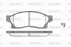 P2773.00 WOKING Комплект тормозных колодок, дисковый тормоз