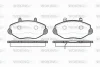 P2923.02 WOKING Комплект тормозных колодок, дисковый тормоз