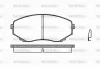 P2973.00 WOKING Комплект тормозных колодок, дисковый тормоз