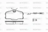 P3073.12 WOKING Комплект тормозных колодок, дисковый тормоз