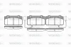 P3103.12 WOKING Комплект тормозных колодок, дисковый тормоз