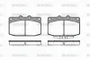 P3353.02 WOKING Комплект тормозных колодок, дисковый тормоз