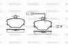 P3643.12 WOKING Комплект тормозных колодок, дисковый тормоз