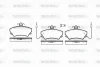 P5093.02 WOKING Комплект тормозных колодок, дисковый тормоз