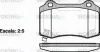P5343.54 WOKING Комплект тормозных колодок, дисковый тормоз