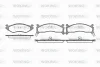 P5843.02 WOKING Комплект тормозных колодок, дисковый тормоз