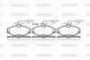 P7043.14 WOKING Комплект тормозных колодок, дисковый тормоз