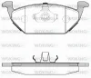 P7333.00 WOKING Комплект тормозных колодок, дисковый тормоз