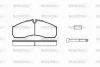 P7513.86 WOKING Комплект тормозных колодок, дисковый тормоз