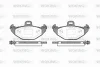 P7863.00 WOKING Комплект тормозных колодок, дисковый тормоз