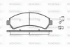 P7883.00 WOKING Комплект тормозных колодок, дисковый тормоз