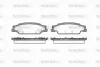 P8523.02 WOKING Комплект тормозных колодок, дисковый тормоз