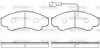 P8593.11 WOKING Комплект тормозных колодок, дисковый тормоз