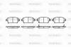 P8713.02 WOKING Комплект тормозных колодок, дисковый тормоз