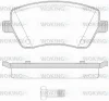 P8873.22 WOKING Комплект тормозных колодок, дисковый тормоз