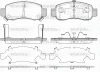 P9163.12 WOKING Комплект тормозных колодок, дисковый тормоз