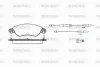 P9293.04 WOKING Комплект тормозных колодок, дисковый тормоз