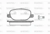 P9783.00 WOKING Комплект тормозных колодок, дисковый тормоз