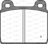 BPA0002.20 OPEN PARTS Комплект тормозных колодок, дисковый тормоз