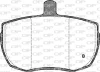 Превью - BPA0056.22 OPEN PARTS Комплект тормозных колодок, дисковый тормоз (фото 2)