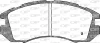 Превью - BPA0191.12 OPEN PARTS Комплект тормозных колодок, дисковый тормоз (фото 2)