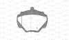 BPA0222.10 OPEN PARTS Комплект тормозных колодок, дисковый тормоз