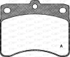 BPA0232.00 OPEN PARTS Комплект тормозных колодок, дисковый тормоз