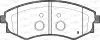 Превью - BPA0318.03 OPEN PARTS Комплект тормозных колодок, дисковый тормоз (фото 2)