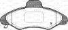 Превью - BPA0331.04 OPEN PARTS Комплект тормозных колодок, дисковый тормоз (фото 2)