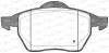 Превью - BPA0390.11 OPEN PARTS Комплект тормозных колодок, дисковый тормоз (фото 2)