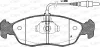 BPA0461.02 OPEN PARTS Комплект тормозных колодок, дисковый тормоз