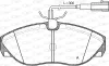 BPA0486.11 OPEN PARTS Комплект тормозных колодок, дисковый тормоз