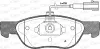 BPA0587.21 OPEN PARTS Комплект тормозных колодок, дисковый тормоз