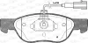 BPA0587.22 OPEN PARTS Комплект тормозных колодок, дисковый тормоз