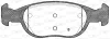 Превью - BPA0588.10 OPEN PARTS Комплект тормозных колодок, дисковый тормоз (фото 2)